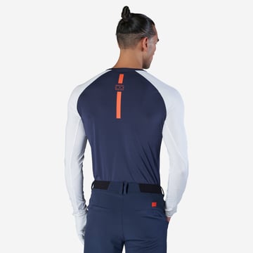 M First Layer LS Tee Blå Hvid Bogeys & Birdies