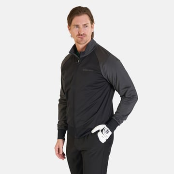 M Hybrid Wind Jacket Sort Grå Bogeys & Birdies