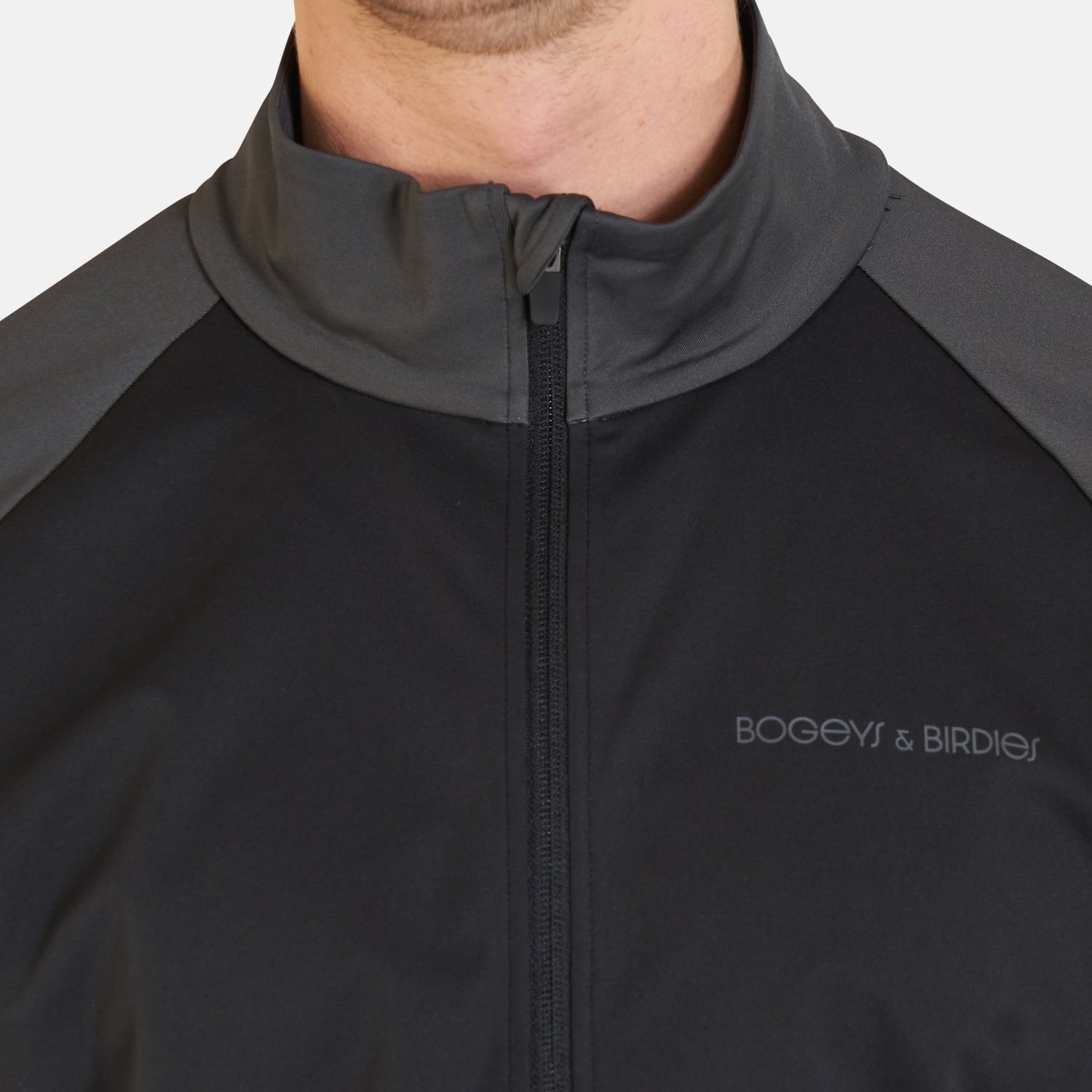 M Hybrid Wind Jacket Svart Grå Bogeys & Birdies