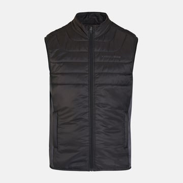 Hybrid Padded Vest Black Gray Bogeys & Birdies