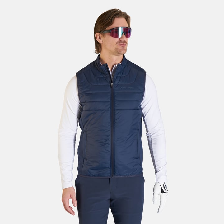 Hybrid Padded Vest Blau Bogeys & Birdies