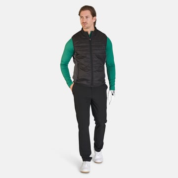 Hybrid Padded Vest Black Gray Bogeys & Birdies