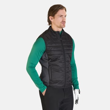 Hybrid Padded Vest Svart Grå Bogeys & Birdies