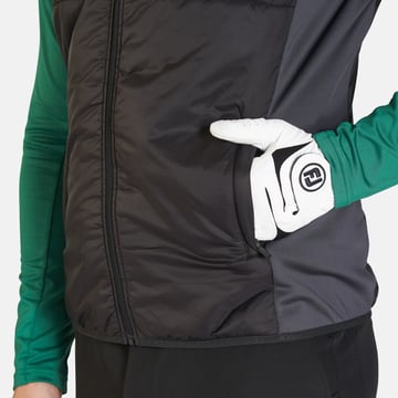 Hybrid Padded Vest Svart Grå Bogeys & Birdies