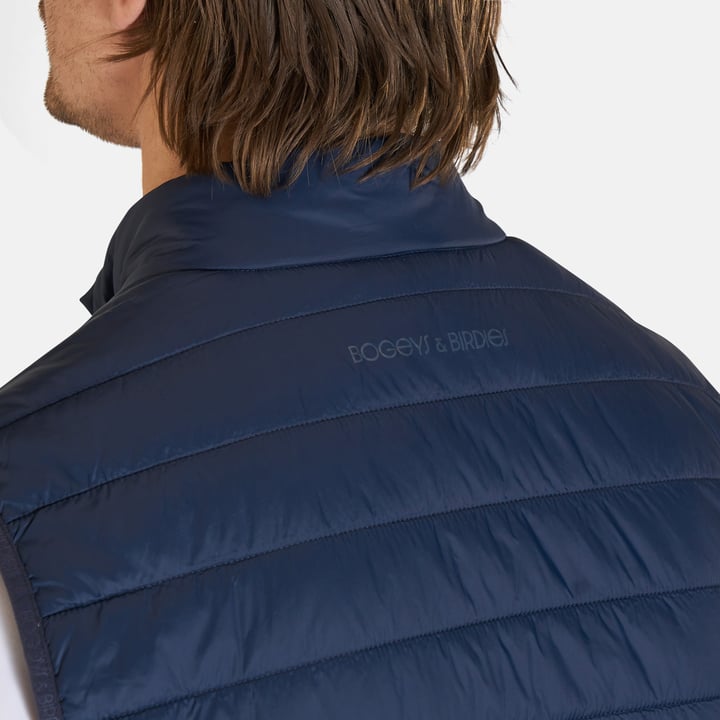 Hybrid Padded Vest Blau Bogeys & Birdies