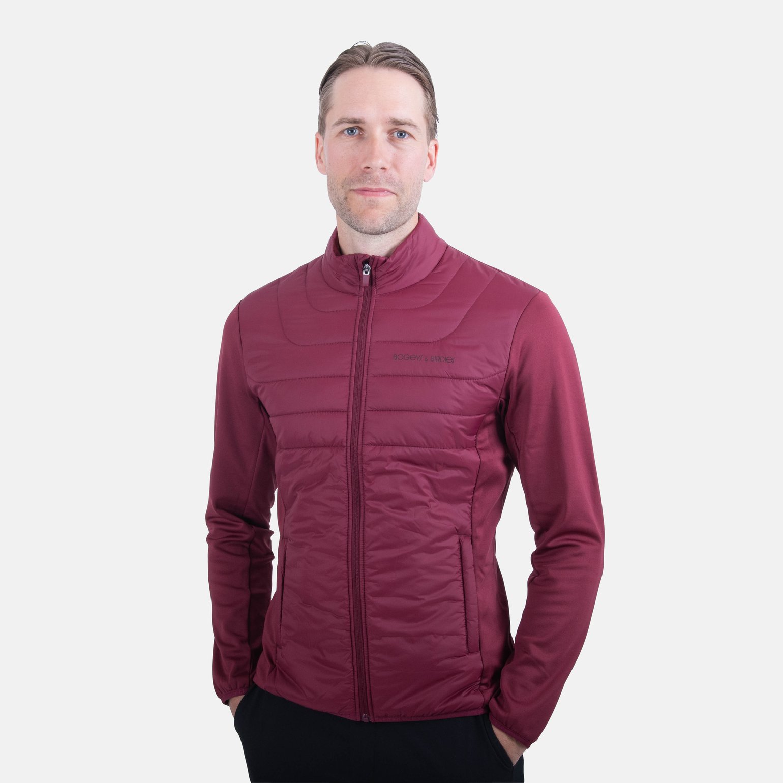 M Hybrid Padded Jkt Red