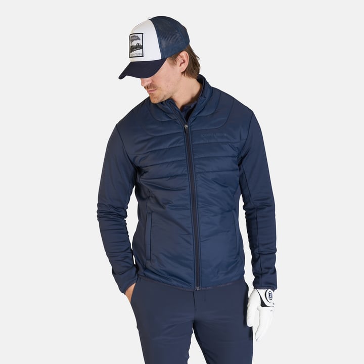 M Hybrid Padded Jkt Blau Bogeys & Birdies