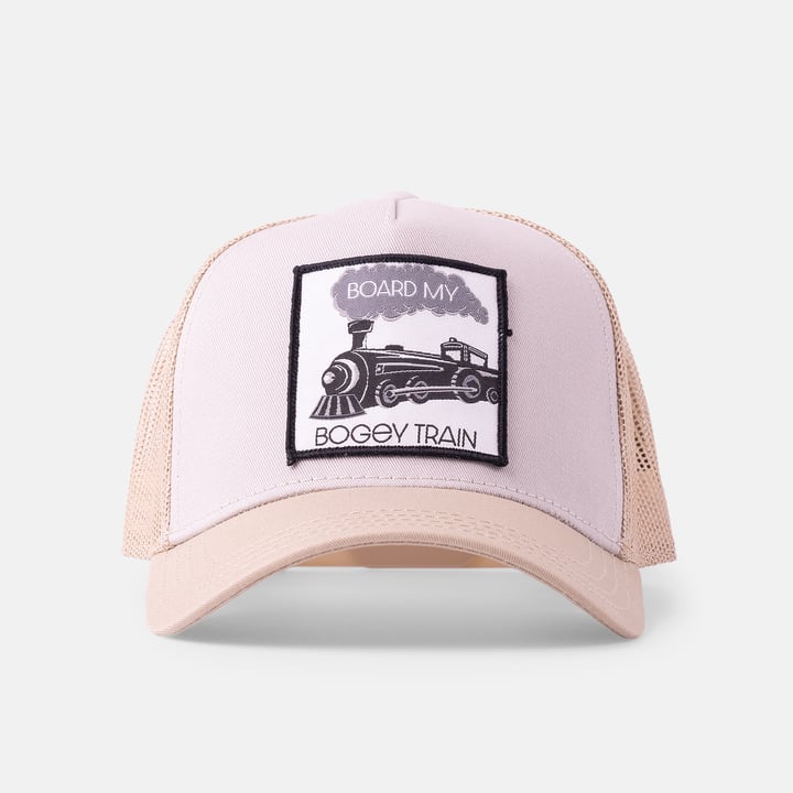 Trucker Board My Bogey Train Beige Bogeys & Birdies