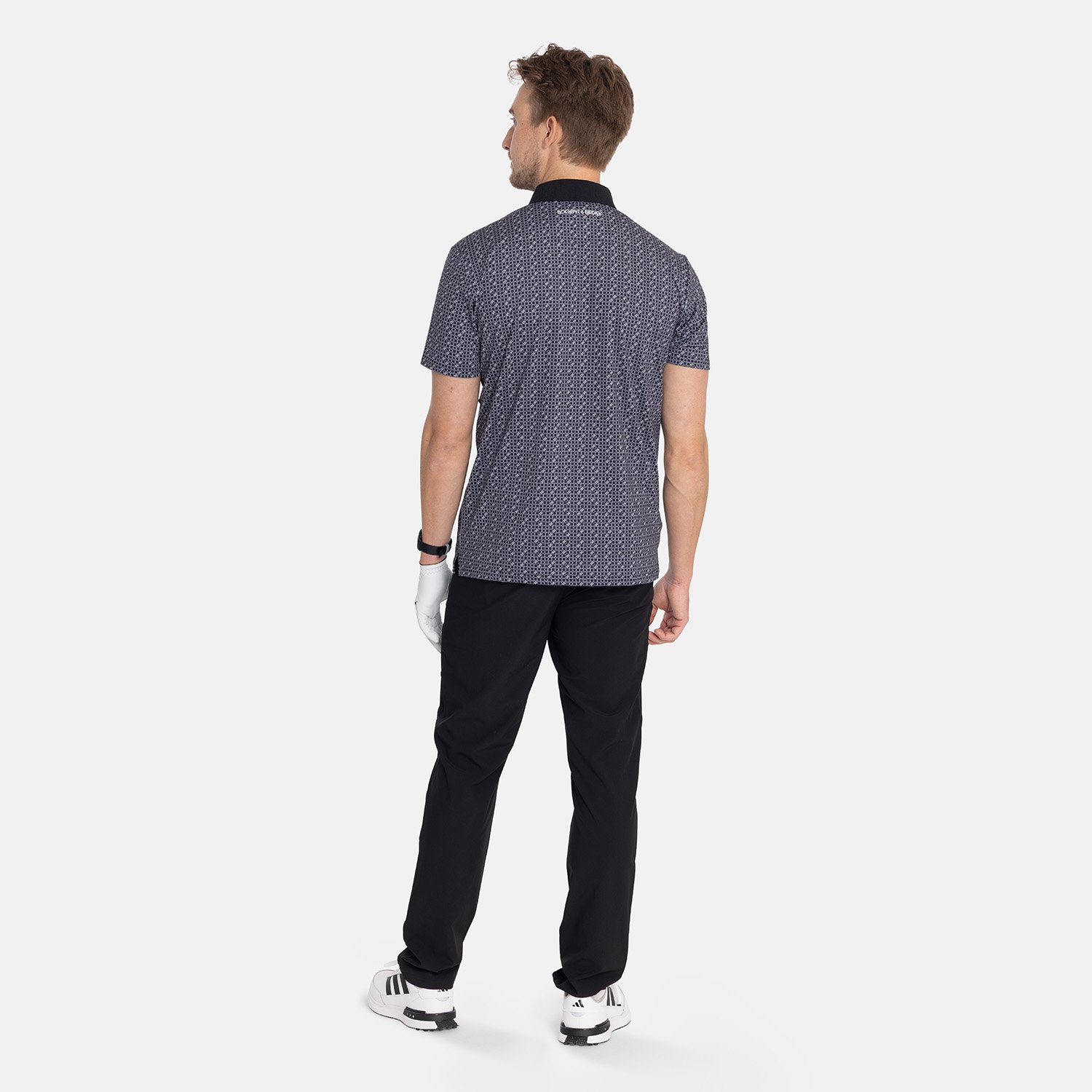 M Tech Pique Micro AOP Svart Bogeys & Birdies