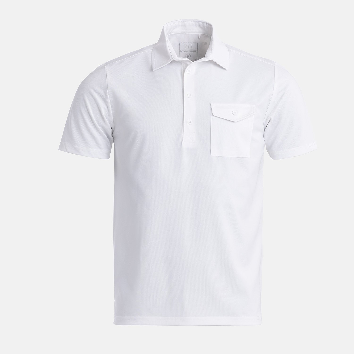 M Tech Pocket Polo 2.0 Blanche