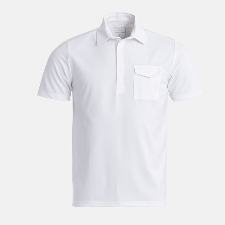 M Tech Pocket Polo 2.0 Blanche Bogeys & Birdies