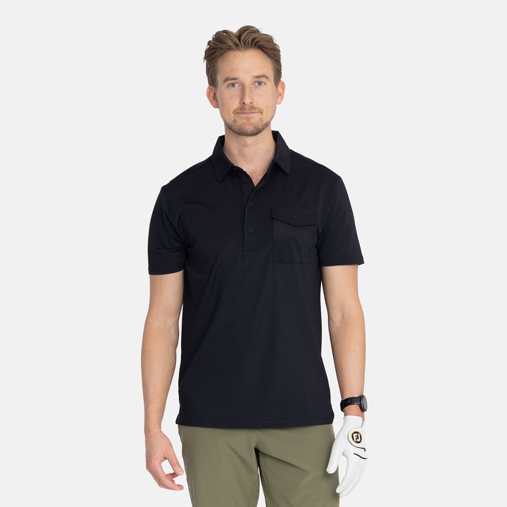 M Tech Pocket Polo 2.0 Svart Bogeys & Birdies M Tech Pocket Polo 2.0 Svart Bogeys & Birdies