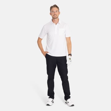 M Tech Pocket Polo 2.0 Hvid Bogeys & Birdies