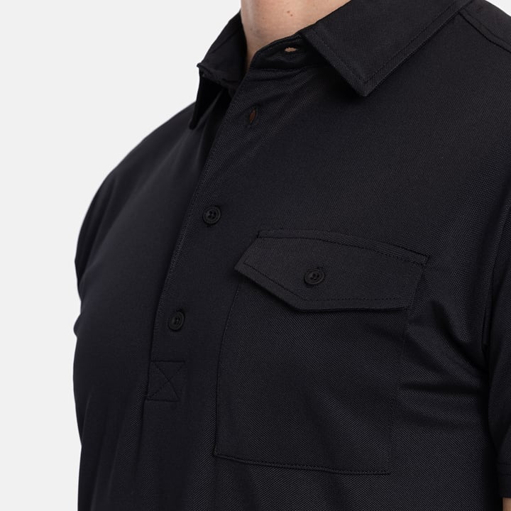 M Tech Pocket Polo 2.0 Svart Bogeys & Birdies M Tech Pocket Polo 2.0 Svart Bogeys & Birdies