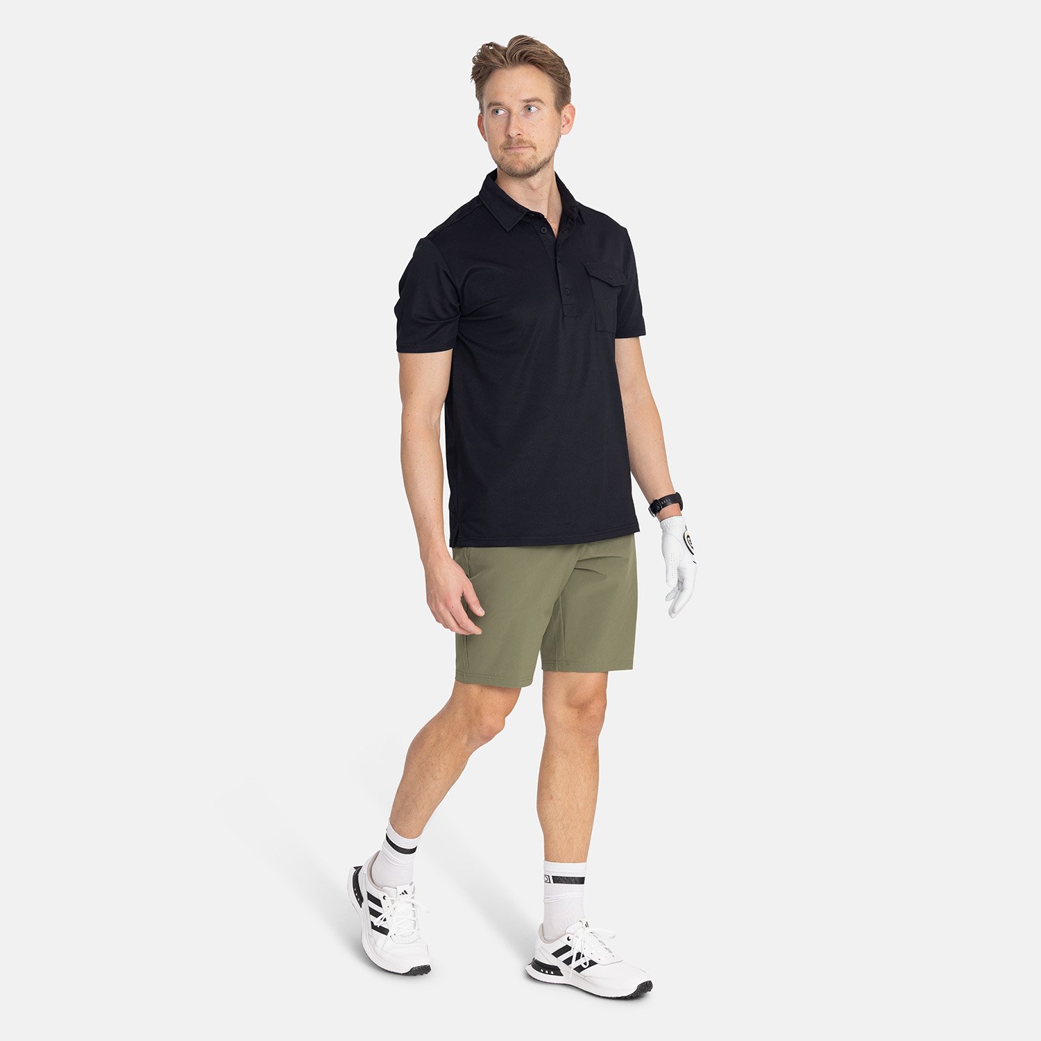M Tech Pocket Polo 2.0 Svart Bogeys & Birdies
