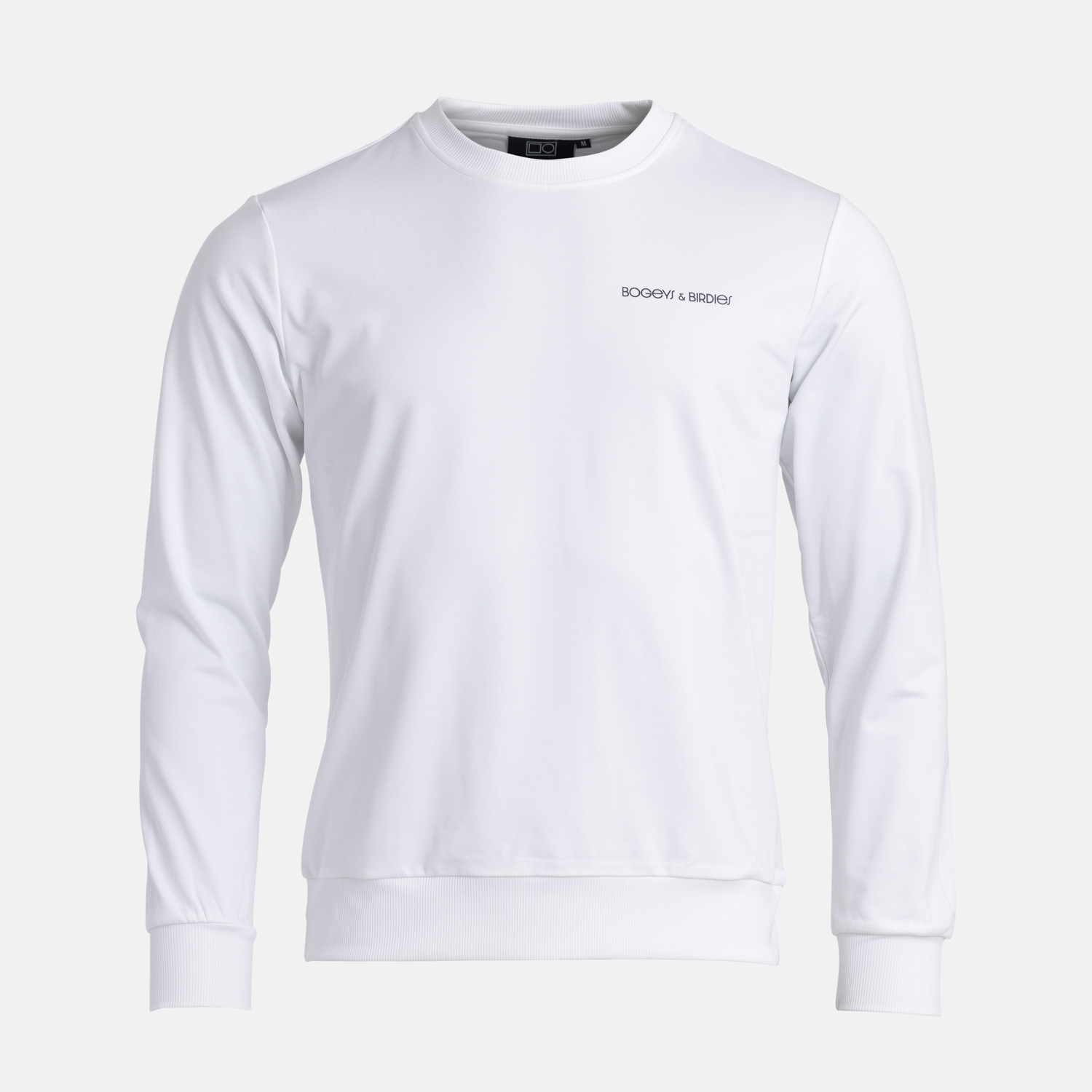 Bogeys & Birdies Bogeys & Birdies M Tech Crew White Midlayer