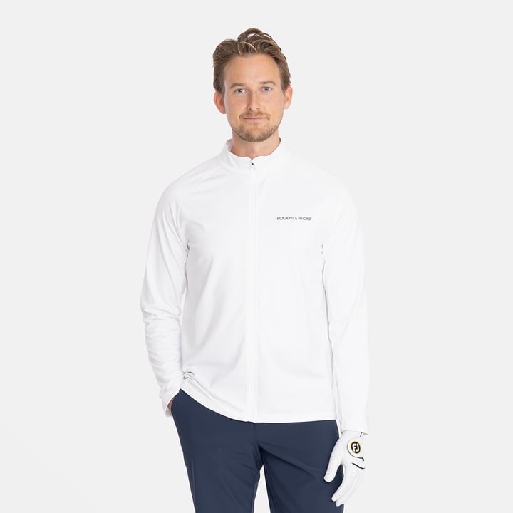 M Mid Layer LS Full-Zip Hvid Bogeys & Birdies M Mid Layer LS Full-Zip Hvid Bogeys & Birdies