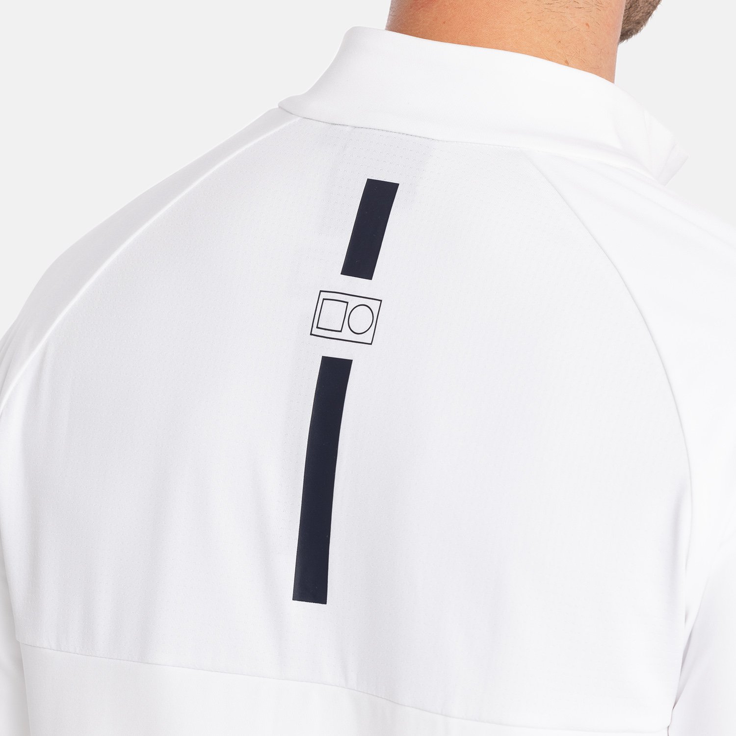 M Mid Layer LS Full-Zip Hvit Bogeys & Birdies