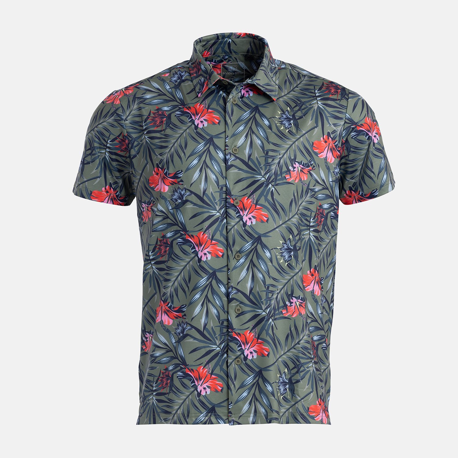 M Tech TM Shirt Flowerprint Bogeys & Birdies