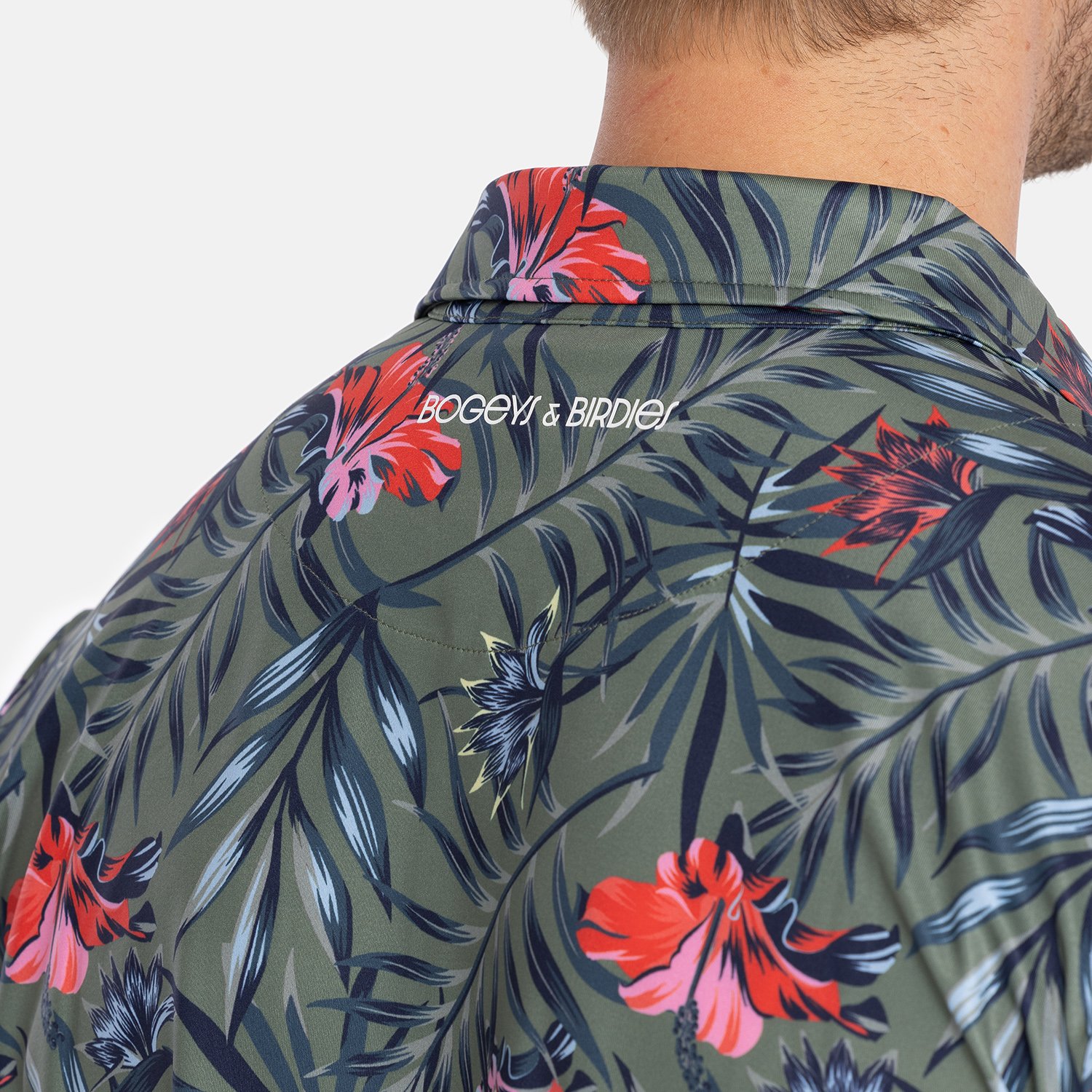 M Tech TM Shirt Flowerprint Bogeys & Birdies