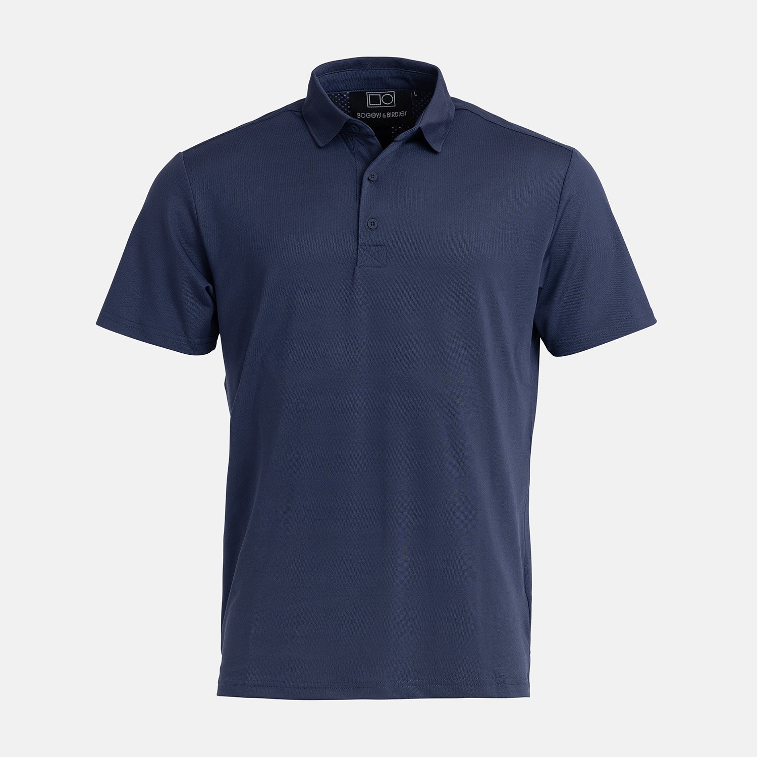 M Tech Solid Pique Knit Sininen Bogeys & Birdies