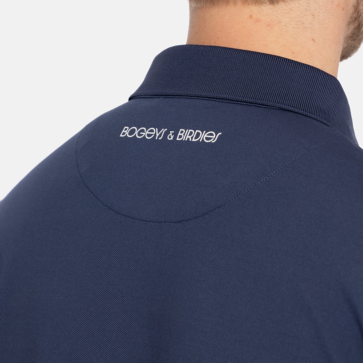 M Tech Solid Pique Knit Sininen Bogeys & Birdies