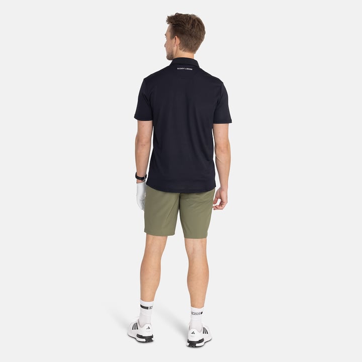 M Tech Solid Pique Knit Svart Bogeys & Birdies M Tech Solid Pique Knit Svart Bogeys & Birdies