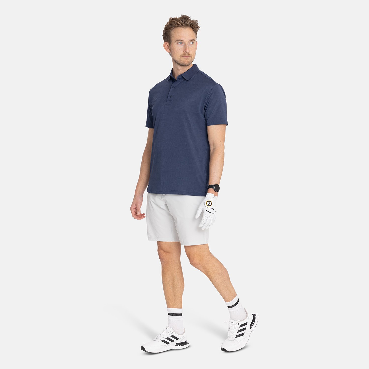 M Tech Solid Pique Knit Sininen Bogeys & Birdies