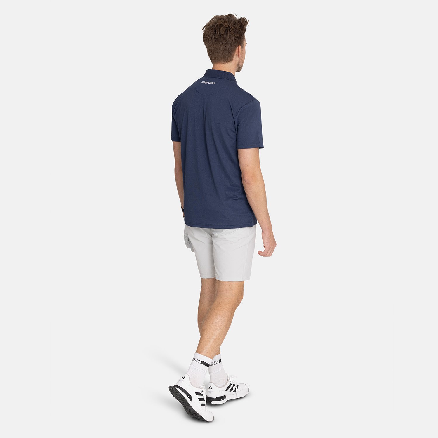 M Tech Solid Pique Knit Sininen Bogeys & Birdies