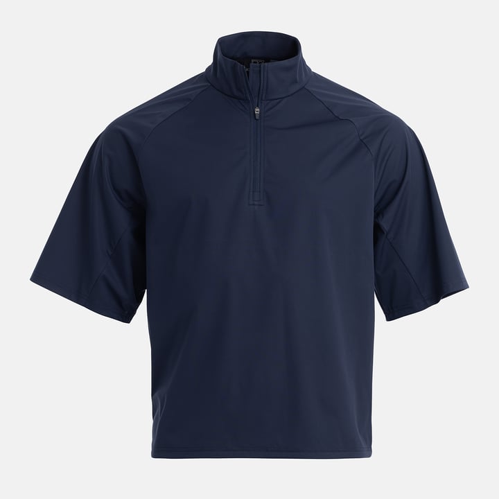M Windbreaker SS 1/4 Zip Blau Bogeys & Birdies