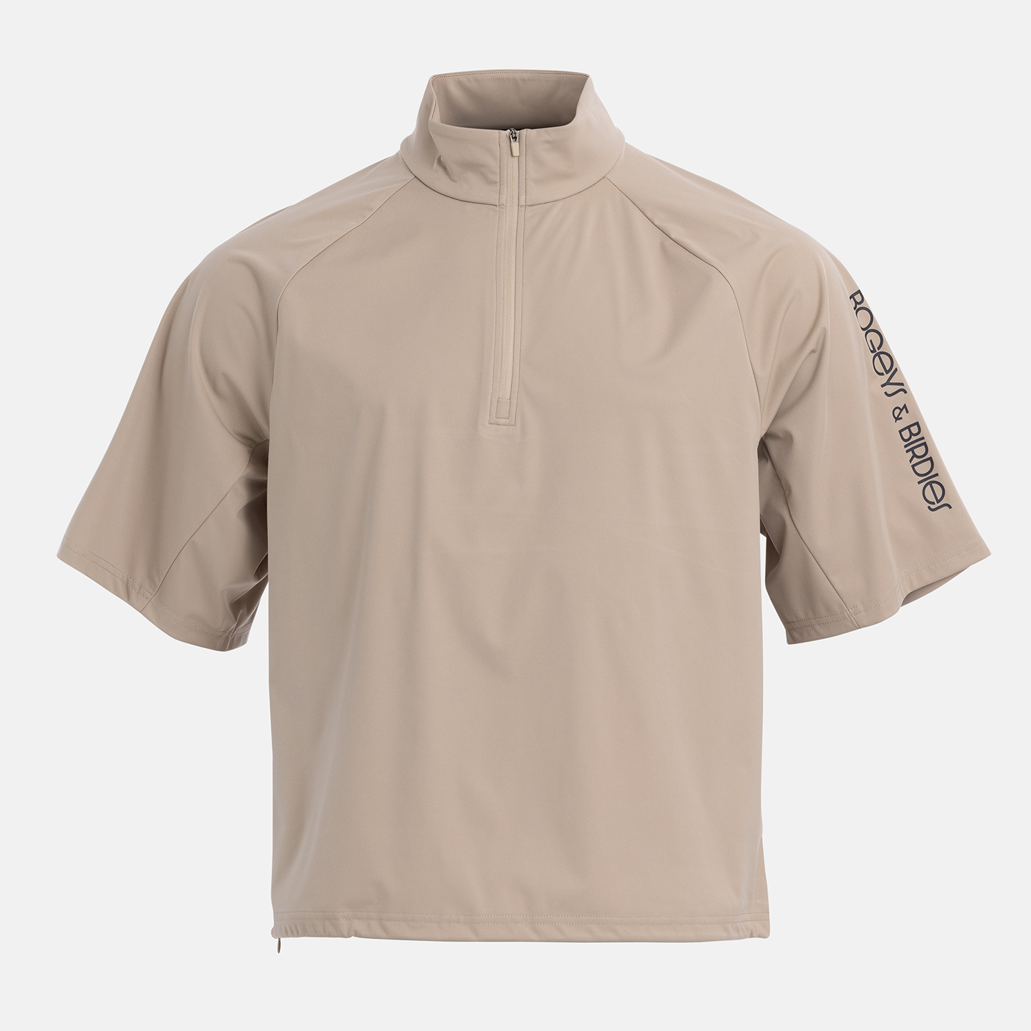 M Windbreaker SS 1/4 Zip Beige