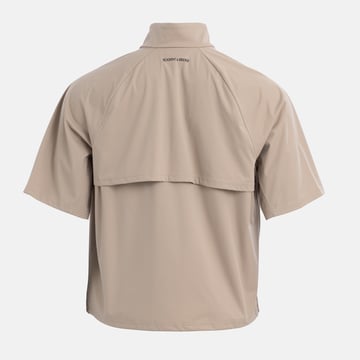 M Windbreaker SS 1/4 Zip Beige Bogeys & Birdies
