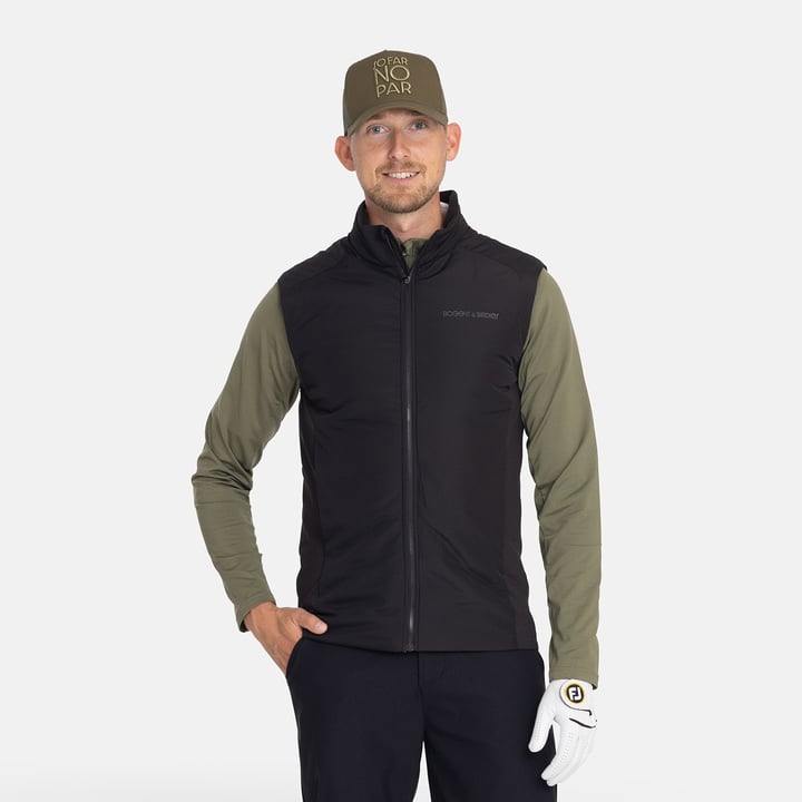 M Lt Padded Vest Svart Bogeys & Birdies M Lt Padded Vest Svart Bogeys & Birdies