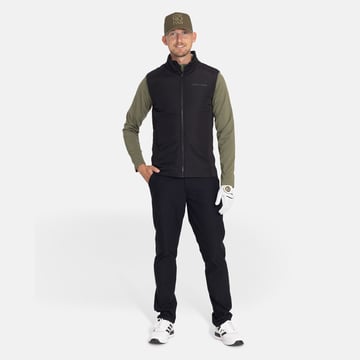 M Lt Padded Vest Svart Bogeys & Birdies