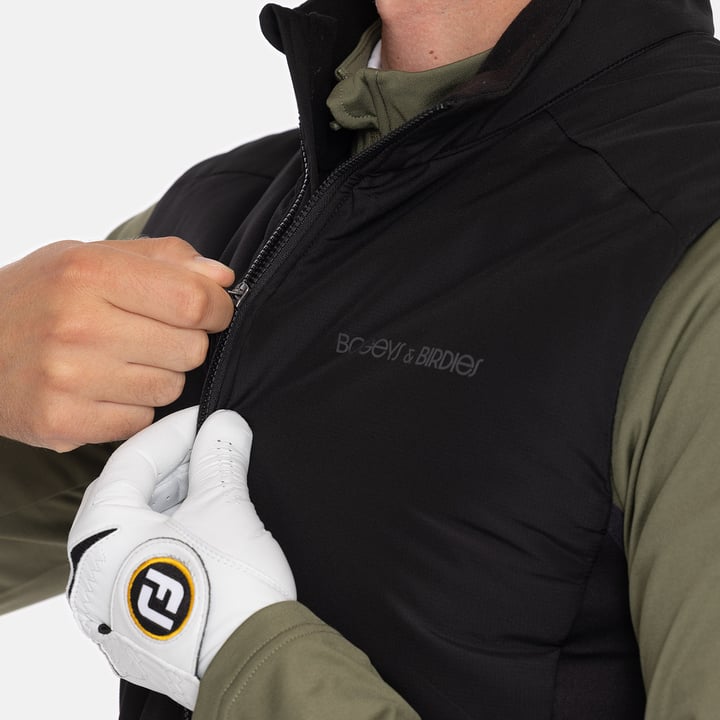 M Lt Padded Vest Svart Bogeys & Birdies M Lt Padded Vest Svart Bogeys & Birdies