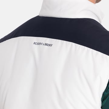 M Lt Padded Vest Vit Blå Bogeys & Birdies