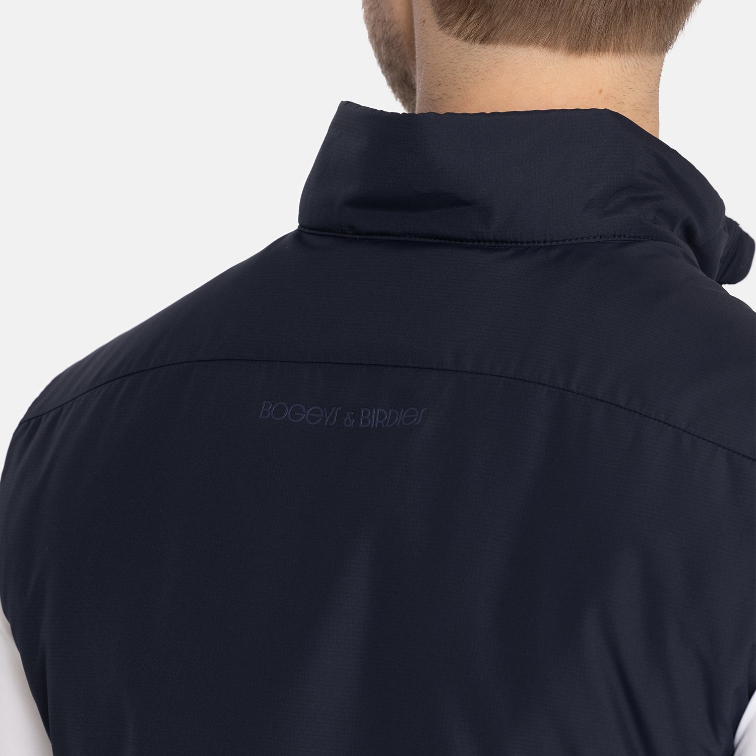 M Lt Padded Vest Blå Bogeys & Birdies