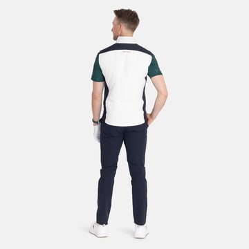 M Lt Padded Vest Vit Blå Bogeys & Birdies