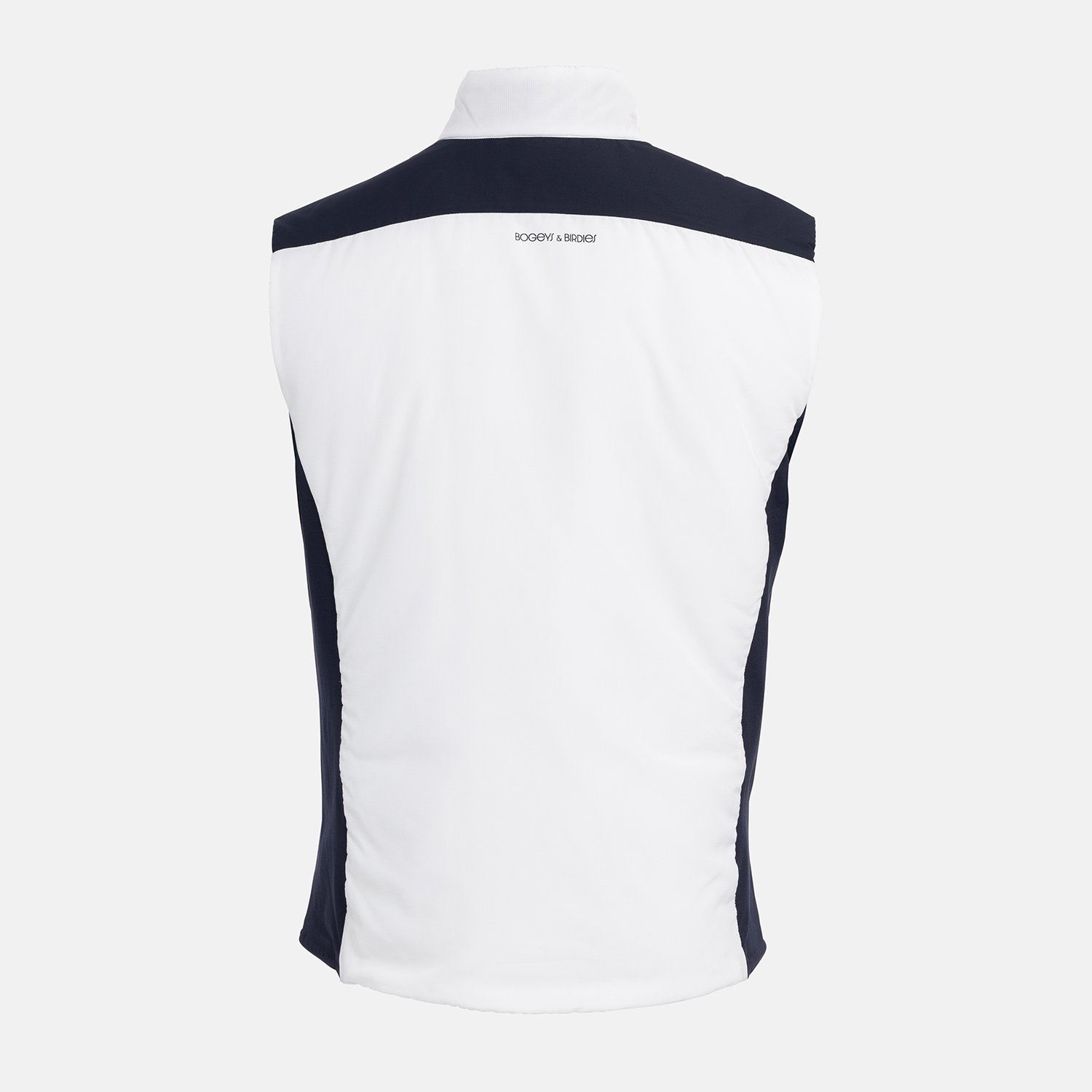 M Lt Padded Vest Vit Blå Bogeys & Birdies