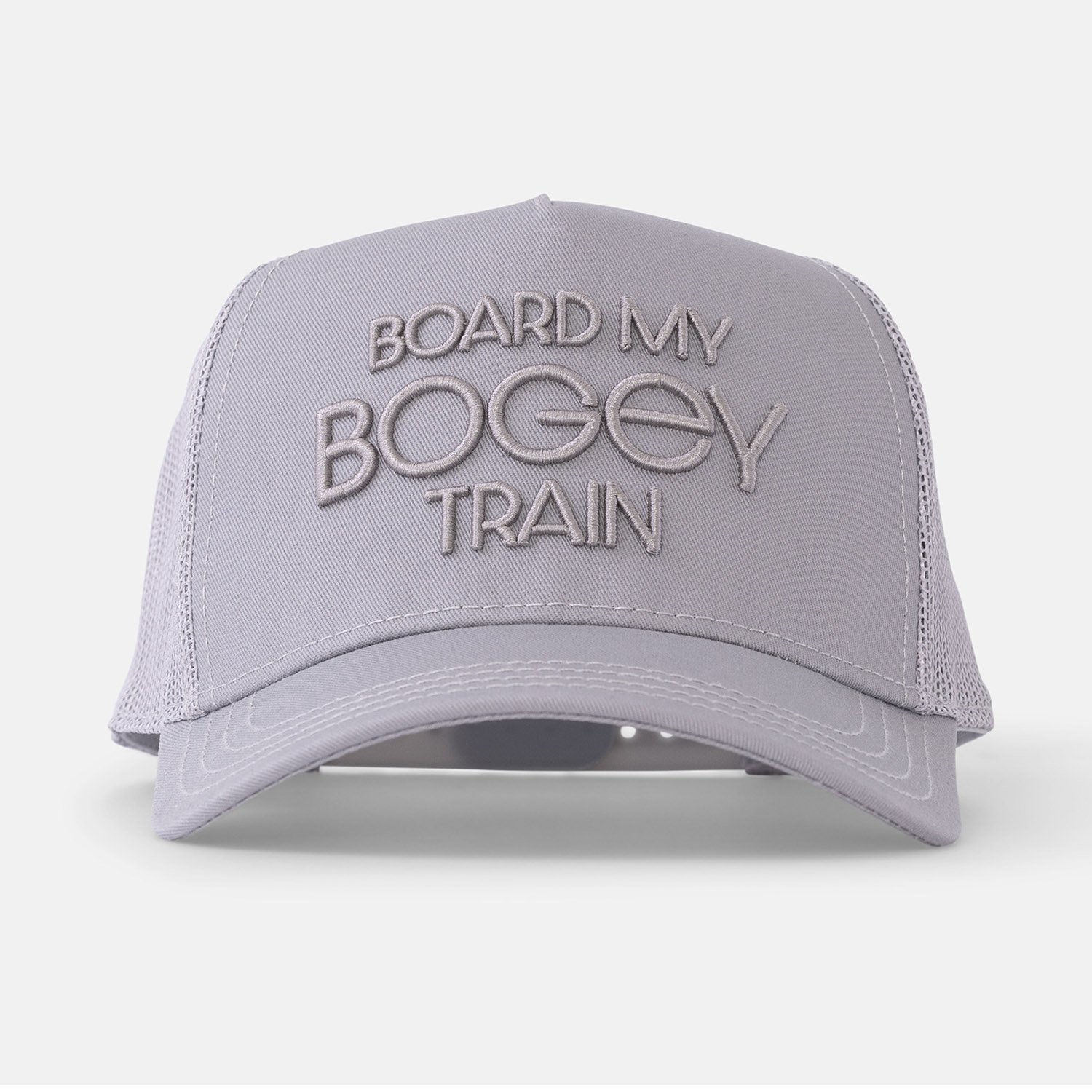 Trucker Cap 3D Board My Bogeytrain: Grå Bogeys & Birdies