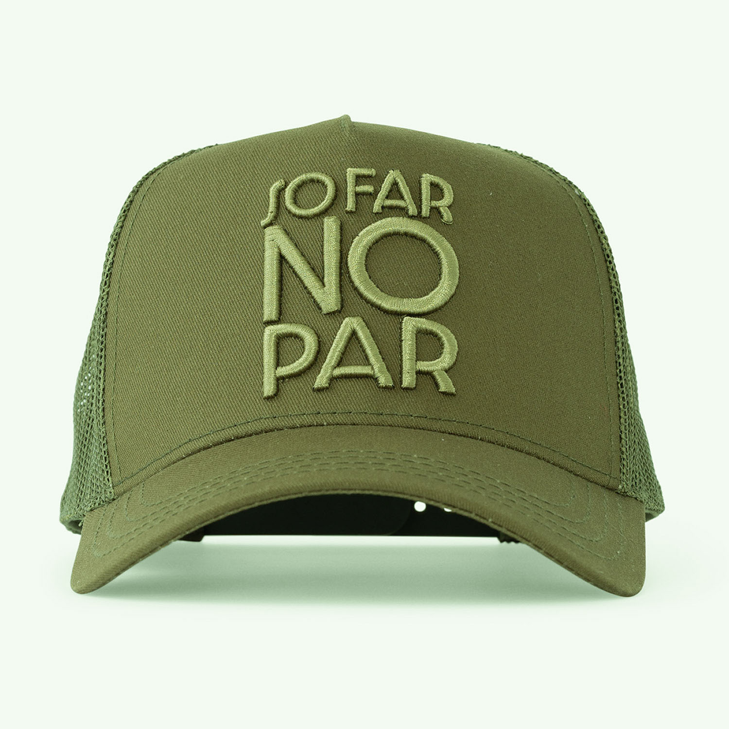 Bogeys & Birdies Bogeys & Birdies Trucker 3D SO FAR NO PAR Headwear