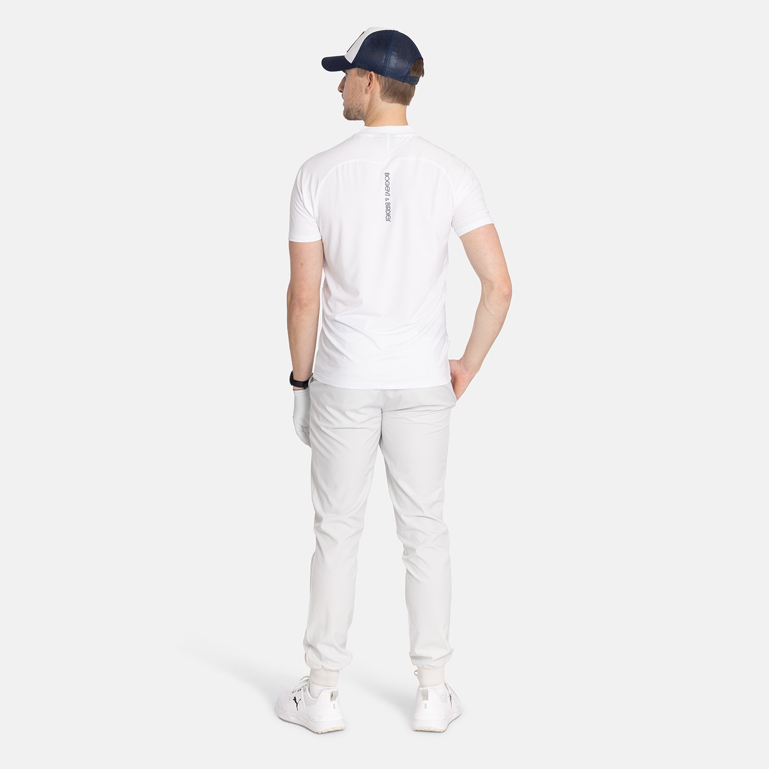 M Tech Blade Tee Hvid Bogeys & Birdies