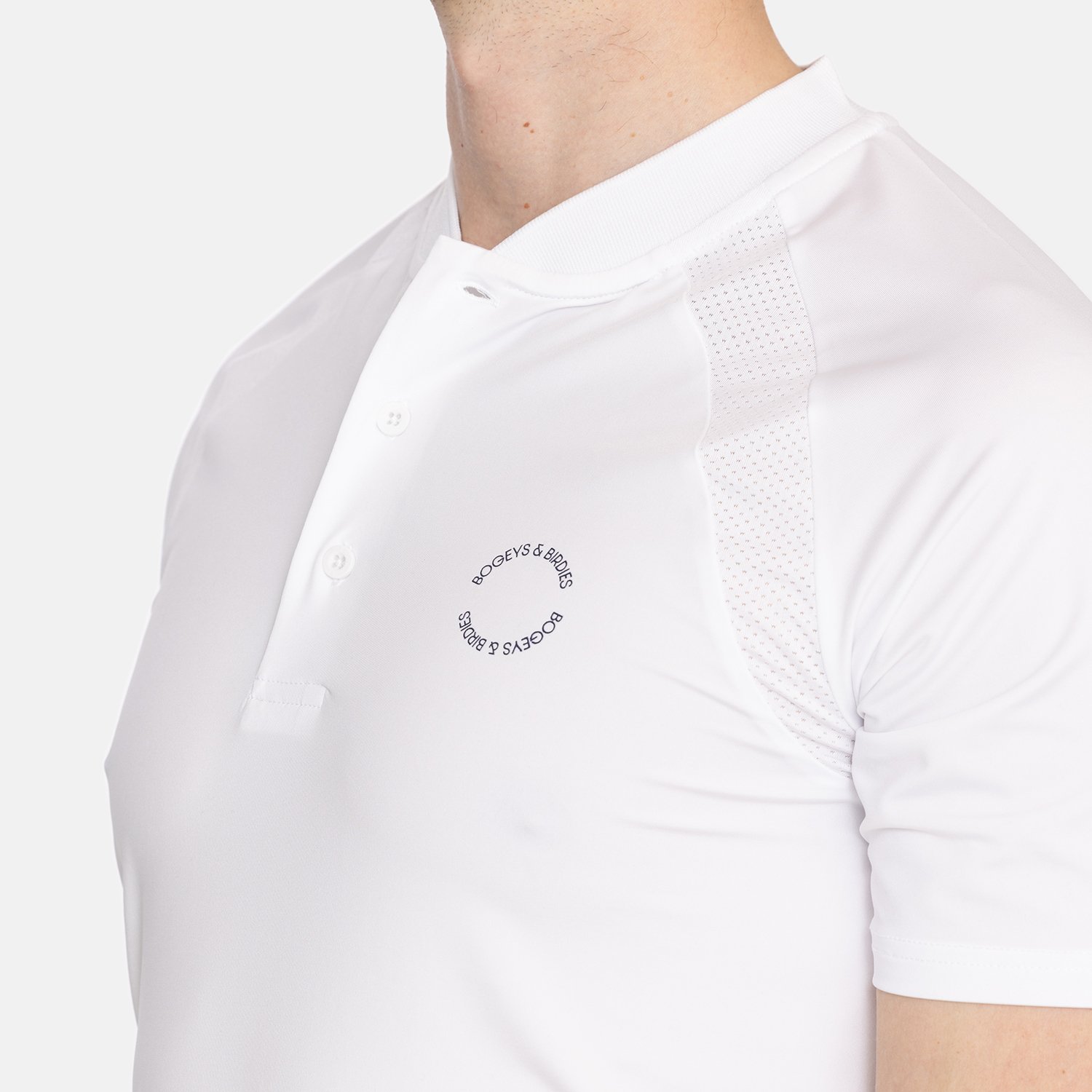 M Tech Blade Tee Hvid Bogeys & Birdies