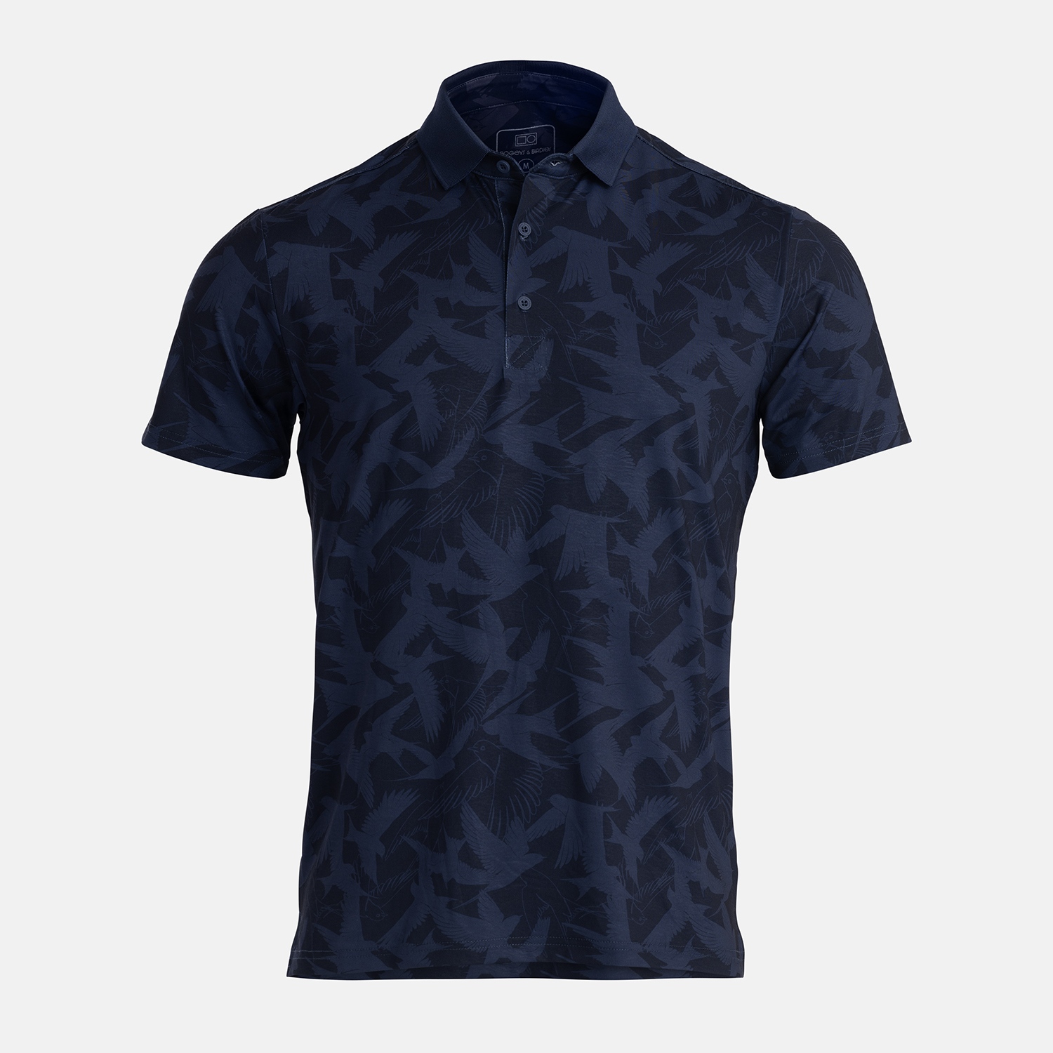 Blue Tees Blue Tees Tech Pique Birdie AOP Polo Shirt
