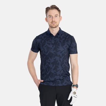 M Tech Pique Birdie AOP Blå Bogeys & Birdies