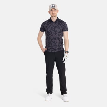 M Tech Pique Birdie AOP Le noir Bogeys & Birdies