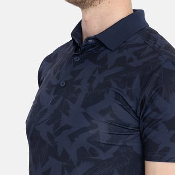 M Tech Pique Birdie AOP Bleu Bogeys & Birdies