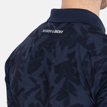 M Tech Pique Birdie AOP Bleu Bogeys & Birdies