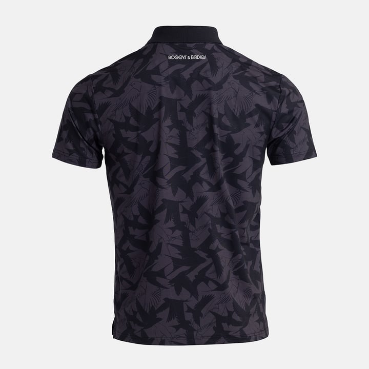M Tech Pique Birdie AOP Svart Bogeys & Birdies