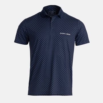 Tech Micro Argyle AOP Blau Weiß Bogeys & Birdies